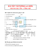 Bài tập thì tương lai đơn | Học viện Hành chính Quốc gia