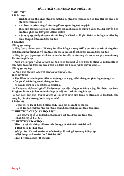 Giáo án Hóa 11 Kết Nối Tri Thức học kì 1 phương pháp mới