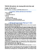 TOP 86 Viết một bài văn khoảng 400 chữ kể lại một truyện cổ tích lớp 6