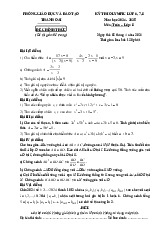 Đề thi Olympic Toán 8 năm 2024 – 2025 phòng GD&ĐT Thanh Oai – Hà Nội