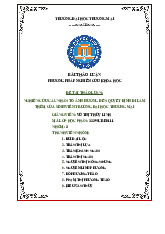 Nghiên cứu Nhân Tố Ảnh Hưởng Đến Quyết Định Làm Thêm | Bài thảo luận Phương pháp nghiên cứu khoa học