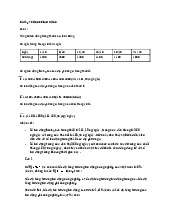 Bài tập thống kê lao động môn Kinh tế và phát triển nông thôn  | Học viện Nông nghiệp Việt Nam
