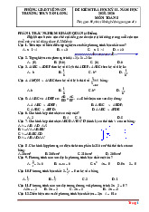 Đề Thi HK2 Toán 8 Năm Học 2025-2026 Trường THCS Tân Long Có Đáp Án