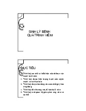 Nội dung sinh lý bệnh và quá trình viêm | Môn Sinh lý bệnh - Đại học Kỹ thuật Y - Dược Đà Nẵng