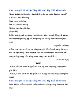 Giải VBT Tiếng Việt lớp 3 Bài 26: Rô-bốt ở quanh ta | Kết nối tri thức