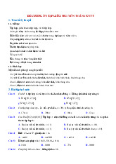 Đề cương ôn tập giữa học kỳ 1 môn Toán lớp 6 năm học 2024 - 2025 | Bộ sách Kết nối tri thức