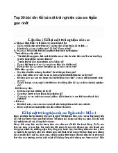 Top 59 bài văn Kể lại một trải nghiệm của em Ngắn gọn nhất - Ngữ văn 6