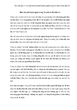 So sánh hình ảnh phố huyện nghèo trong Vợ nhặt và Hai đứa trẻ | Văn mẫu 12