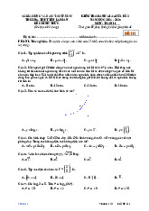 Đề giữa kỳ 2 Toán 11 năm 2024 – 2025 trường THPT Ten Lơ Man – TP HCM có đáp án