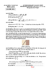 Đề Thi Tuyển Sinh 10 Môn Toán Sở GD Hà Giang 2025-2026 Có Lời Giải
