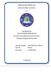 Kế Hoạch Khởi Nghiệp Cửa Hàng Xà Phòng Nghệ Thuật | Bài thảo luận khởi sự kinh doanh