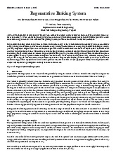 Tổng hợp ví dụ và phân tích hiệu suất phanh tái sinh trong xe điện | Môn Công nghệ ô tô - Trường Cao đẳng Kỹ thuật Công nghệ Nha Trang
