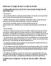 Đề thi học kì 1 Ngữ văn lớp 7 có đáp án chi tiết