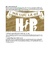 Chuyển đổi công suất HP to W môn Môi trường và lợi thế canh tranh   | Học viện Nông nghiệp Việt Nam