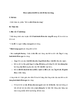Văn mẫu lớp 10: Phân tích tác phẩm Hê-ra-clét đi tìm táo vàng | Cánh diều