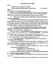 Đề cương ôn tập Môn Luật tố tụng dân sự | Đại học Thái Bình Dương