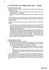 13-vấn đề ôn tập Triết học Mác-Lênin