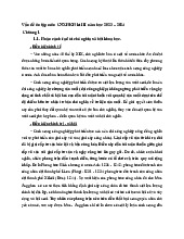 Ôn tập Môn Chủ nghĩa xã hội khoa học | Đại học Sư Phạm Hà Nội