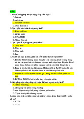 TOP Câu Hỏi Trắc Nghiệm Về Kiến Thức Cơ Bản Về Máy Tính và Hệ Điều Hành | Môn Tin học cơ bản - Đại học Gia Định