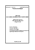 Đề cương báo cáo kết quả thực tập - Quản trị kinh doanh | Đại học Hồng Đức