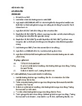 Nội dung ôn tập Pháp luật đại cương-Trường đại học Văn Lang