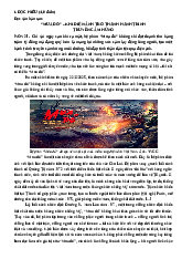 Đọc hiểu Mưa đỏ Ngữ Văn 12 THPT