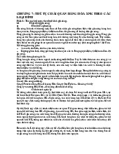 chương 7: thủ tục hải quan hàng hóa xuất nhập khẩu theo các loại hình - Đề cương môn giao nhận hang hóa và khai báo hải quan –Trường Đại học Hoa Sen