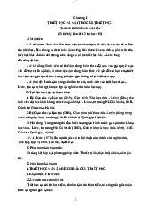 Giáo án Triết học Mác - Lênin - Quản lý đô thị | Trường Đại học Kiến trúc Hà Nội