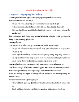 Soạn bài Trong lòng mẹ | Ngữ Văn 6 Cánh Diều tập 1
