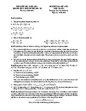 Đề giữa kì 1 Toán 9 năm 2025 – 2026 trường THCS Nguyễn Trường Tộ – Hà Nội