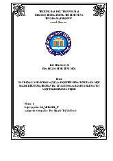 Phân tích lựa chọn tiêu dùng tối ưu | Bài thảo luận kinh tế vi mô