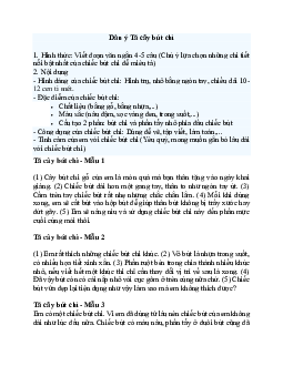 Viết đoạn văn tả chiếc bút chì lớp 2 | Tập làm văn lớp 2 | Chân trời sáng tạo