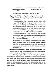 Đề cương môn Luật đất đai - Trường Đại học lao động -  xã hội.