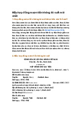 Mẫu hợp đồng mượn tiền không lãi suất mới nhất