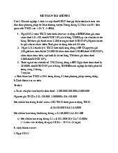 Kế Toán Tài Chính 1: Đề Thi và Giải Đề 12/2023