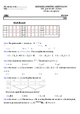 KIỂM TRA THƯỜNG XUYÊN LẦN I - Mã đề 209 | Môn Kiến trúc | Đại học Quốc Tế Hồng Bàng