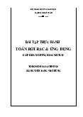 Bài tập thực hành toán rời rạc - Toán cao cấp c2 | Trường Đại Học Duy Tân