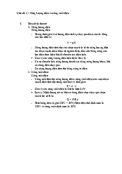 Lý thuyết + Bài tập Dòng điện không đổi - Vật lý đại cương 1 | Trường Đại học Công nghệ, Đại học Quốc gia Hà Nội