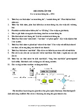 Ngân hàng câu hỏi tự luận ôn thi cuối kỳ môn Cơ sở an toàn thông tin - Học Viện Kỹ Thuật Mật Mã
