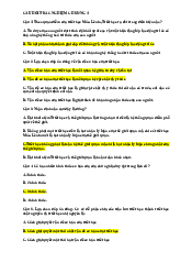 Câu hỏi trắc nghiệm Chương 1 Triết học Mác - Lênin | Trường Đại học Công nghệ, Đại học Quốc gia Hà Nội