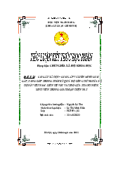 Đề tài:  cơ cấu xã hội – giai cấp và liên minh giai cấp, tầng lớp trong thời kỳ quá độ lên chủ nghĩa xã hội ở việt nam. Liên hệ với vai trò của thanh niên, sinh viên trong giai đoạn hiện nay | CNXHKH