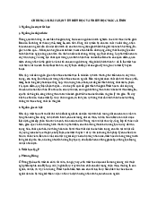 Lý thuyết Chương 1 -  Triết học Mac Lenin | Trường Đại học Ngoại ngữ, Đại học Đà Nẵng