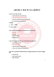 Chương 8 vĩ mô - Bài tập kinh tế vĩ mô| Đại học Kinh Tế Quốc Dân