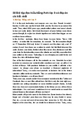 50 Bài tập đọc hiểu tiếng Anh lớp 9 có đáp án chi tiết nhất