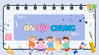 Bài giảng điện tử môn Toán 4 | T3. Bài 73. ÔN TẬP CHUNG | Kết nối tri thức