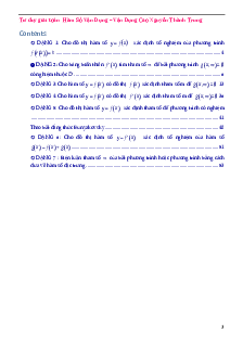 Giải và biện luận phương trình, bất phương trình bằng phương pháp hàm số – Nguyễn Thành Trung Toán 12