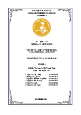 Bài tập tình huống: “Cảm ơn không cần lý do” môn Hành vi tổ chức | Học viện Ngân hàng