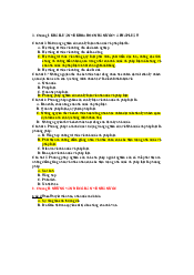 Câu hỏi trắc nghiệm - Pháp luật đại cương | Trường đại học Lao động - Xã hội
