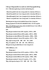 Chương 2: Hàng hóa tiền tệ và vai trò các chỉ thể tham gia thị trường  môn Kinh tế chính trị | Trường đại học Mở Hà Nội