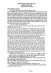 Đề Kiểm Tra Giữa Học Kỳ 1 Ngữ Văn 9 Năm 2024-2025 Có Đáp Án Ma Trận Đặc Tả